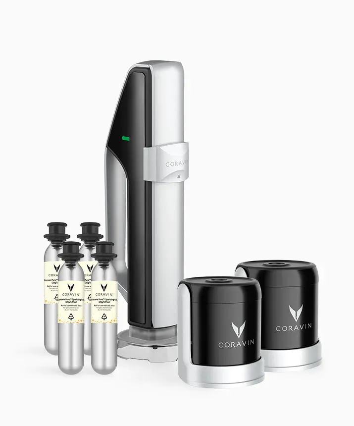 Coravin per mantenere spumante con attributi